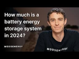 How much is a battery energy storage system in 2024?