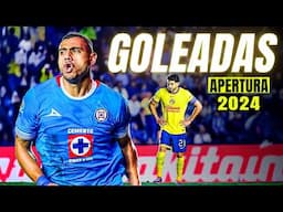 4 GOLEADAS del Apertura 2024 ⚽☄️ Cruz Azul, América, Toluca, Pachuca