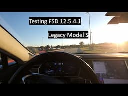 Testing FSD 12.5.4.1 on a Legacy Model S