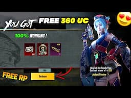 FREE 360 UC 😱 FREE A9 Royal Pass Trick In BGMI | How To Get Free Uc In Bgmi | Free UC In Bgmi !