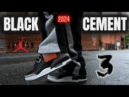 DID YOU GET EM BACK & LOOKING GOOD AS EVER! 2024 JORDAN 3 BLACK CEMENT DETAILED REVIEW & ON FEET!!