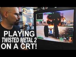 Twisted Metal 2 for PlayStation on a CRT (Memory Lane)