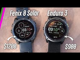 Garmin Fenix 8 Solar vs Enduro 3 // Which Is Actually "The Best" Garmin Watch?