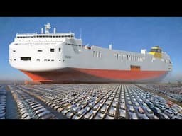 INSIDE World's Largest RoRo Ships: How Do RoRo Ships Move Millions of Cars?