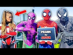 SPIDER-MAN Bros Takes on SPIDER-SISTER in EPIC REAL LIFE Battle! (FUNNY COMEDY PARKOUR POV)