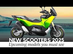 10 Exciting New Scooters Arriving in 2025 (Maxi, Electric & Adventure Models)