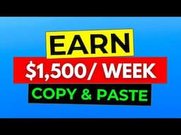 Earn $1500/Week 🤑 Copy-Pasting Videos on YouTube