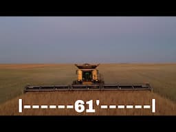 61’ MACDON and a NEW HOLLAND Combine??? (Video #11 of Harvest 2024)