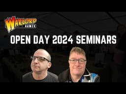 Open Day 2024 Seminars - Roger Gerrish and Andy Chambers #warlordgames #k47 #konflikt47 #wargaming