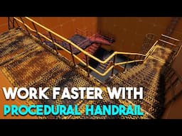 Blender Addon For Creating Handrails| Procedural Handrail