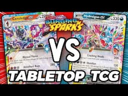 Can Ceruledge ex Defeat Hydreigon ex in this Surging Sparks Tabletop Match!?