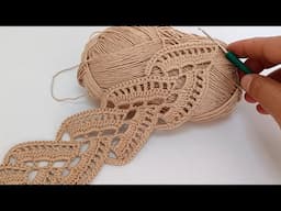 Look, you can easily apply this stitch to all kinds of fabric. Crochet pattern