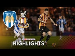 MATCH HIGHLIGHTS: Colchester United v Bradford City