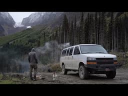 Camping way up high on Canadian Logging Roads - 4x4 Van Life