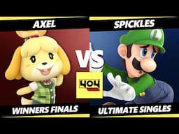 4o4 Weekly 25 WINNERS FINALS - Axel~ (Isabelle) Vs. Spickles (Luigi) Smash Ultimate - SSBU