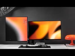 This MUST be the Most Valuable Dual Monitor Mount | Huanuo HNDS7 + Dual Monitor Setup Tour