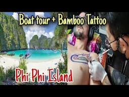 Phi Phi Island Boat Tour Vlog | Maya Bay, Pileh Lagoon, Bamboo island, Viking cave | Bamboo Tattoo