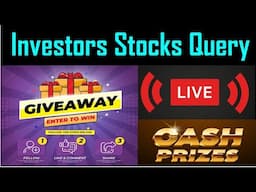 Live Special Announcement | Cash Price | Investors Stocks Query |