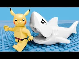 Lego Pokemon Pikachu and Shark