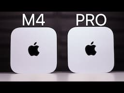 Mac mini M4 vs M4 Pro - Unboxing, Comparison, Benchmarks & Review!