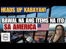 🔴TULUYAN NA BANG IPINAGBABAWAL ANG MGA ITEMS NA ITO NA MAKAPASOK SA AMERIKA? IBANG BANSA APEKTADO?