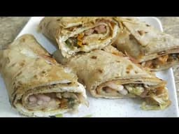 How to Make Chapati Egg Roll - Chapati Egg Roll Recipe