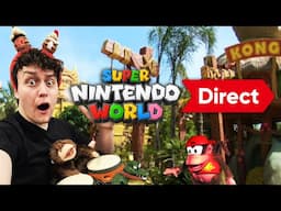 Super Nintendo World Direct (Donkey Kong Country) REACTION