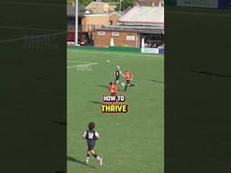 How to thrive under pressure as a striker #soccerskills #footballshorts #footballlearning