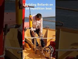 Building Bollards on an expedition trawler.