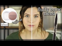 Attempting THE FLUFFY BROW Trend + 2 AMAZING NEW Products| 4K