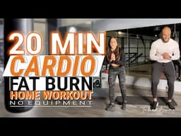 🔥 20 min CARDIO FAT BURN WORKOUT 4  🔥 | No Equipment | Fitness Full body | Training at home wiht me