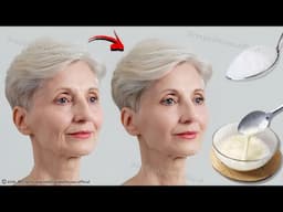 SALT eliminates wrinkles even at the age of 70! Anti-aging salt mask for skin rejuvenation