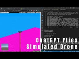 ChatGPT Flies a Tello Drone with Python in the DroneBlocks Simulator