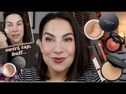 FULL FACE of Un-Powdery Looking Powders - bareMinerals GRWM