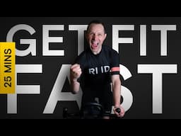 25 Minute Indoor Cycling Workout | Get Fit Fast