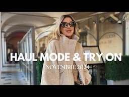 HAUL MODE & TRY ON  - FASHION HAUL - MAILLES, JEANS, MANTEAUX, VESTES, BLOUSES et PANTALONS