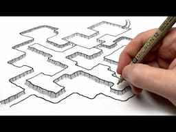 Simple Trick for Drawing Isometric Dungeon Maps!