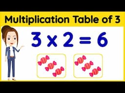 Multiplication Table of 3 | Table of 3 | Table of 3 for kids | Multiplication Table | #mathsforkids