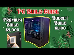 Gaming PC Build Guide For 2024 Holiday Season - Budget Build & Ryzen 9800x3D Build!