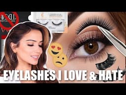 We NEED to talk about Fake Eye Lashes | Favourites & NOT so favourite styles!