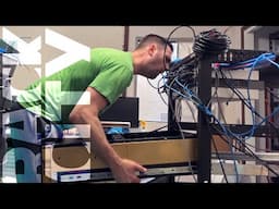 Fixing and re-racking the server rack servers