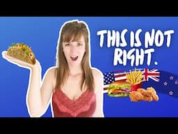 American Reacts: New Zealand vs USA Fast Food