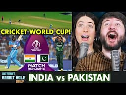 INDIA vs PAKISTAN CRICKET WORLD CUP HIGHLIGHTS REACTION! | Canadians React!