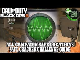 COD Black Ops 6 | ALL Safe Locations | Safe Cracker Challenge Guide