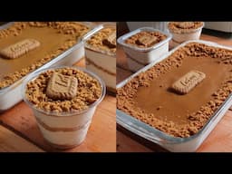 Lotus Biscoff Graham Cake | No Bake Ice Cream Cake | Refrigerator Cake Recipe