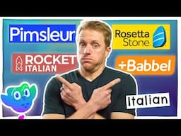 Best Way To Learn Italian: Babbel vs Rosetta Stone vs Duolingo vs Pimsleur vs Rocket Italian