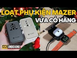 LOẠT SẢN PHẨM PHỤ KIỆN MAZER MỚI VỀ: PIN DỰ PHÒNG SIÊU MỎNG, CÁP HÍT TỪ, HUB, SẠC ĐA NĂNG DU LỊCH...