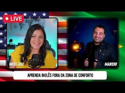 Aprenda inglês fora da zona de conforto | Uma entrevista AO VIVO com Miss Jill e amigos - Episódio 2