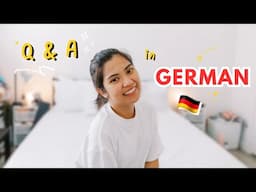 GERMAN VLOG (EN & DE Sub) 🇩🇪 | Struggling Speaking in German, Get to Know Me, Q&A on German Learning