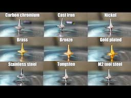 Which Metal Spinning Top Spins the LONGEST?